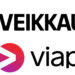 Veikkauksen ja Viaplayn logot.