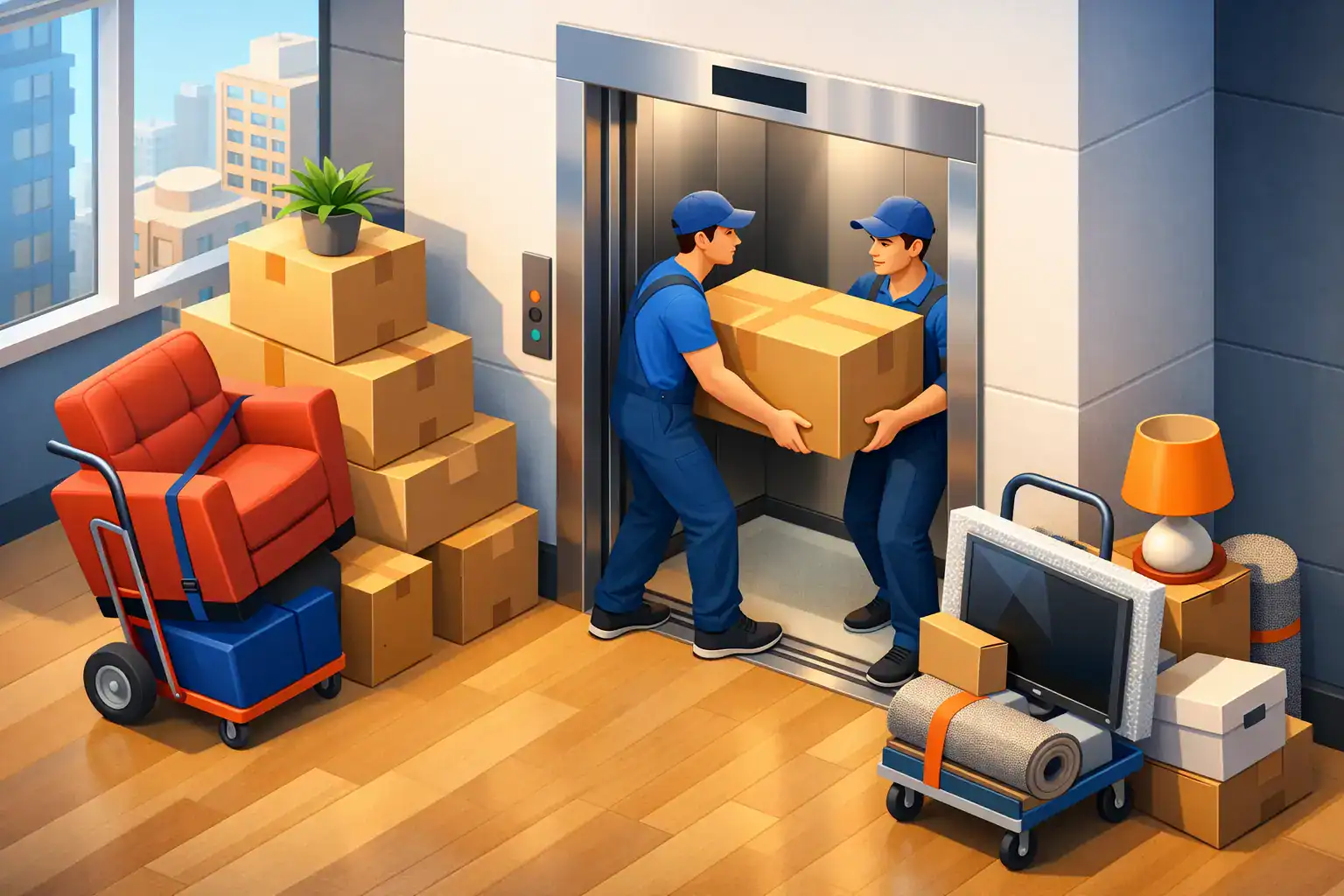 Apartment Movers With Elevator Experience