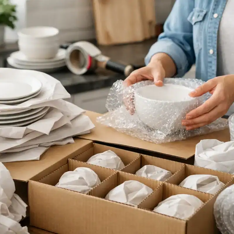 How to Pack Kitchen Dishes Without Breakage