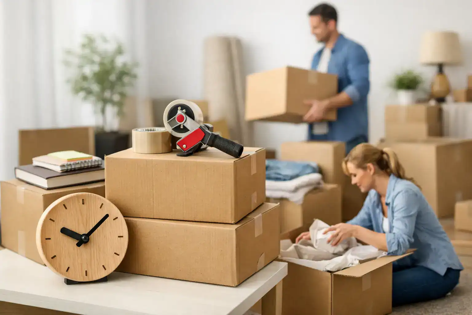 Packing Timeline for Moving Guide in 8 Weeks