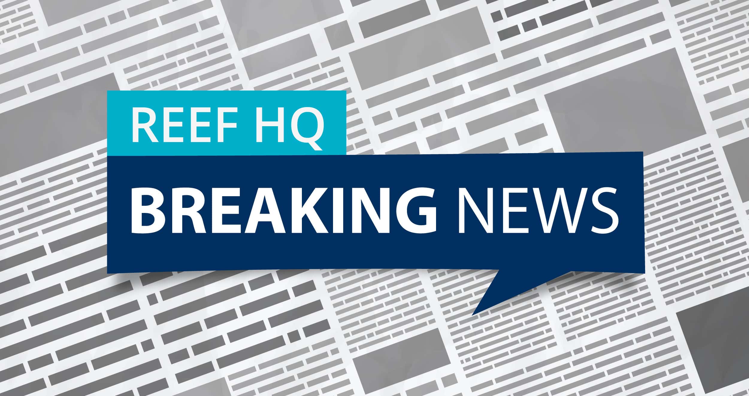 Breaking news announcement banner