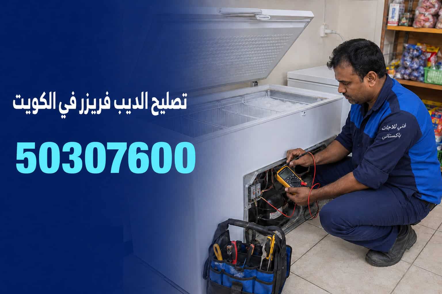 فني ديب فريزر باكستاني بالكويت للتصليح والصيانة
