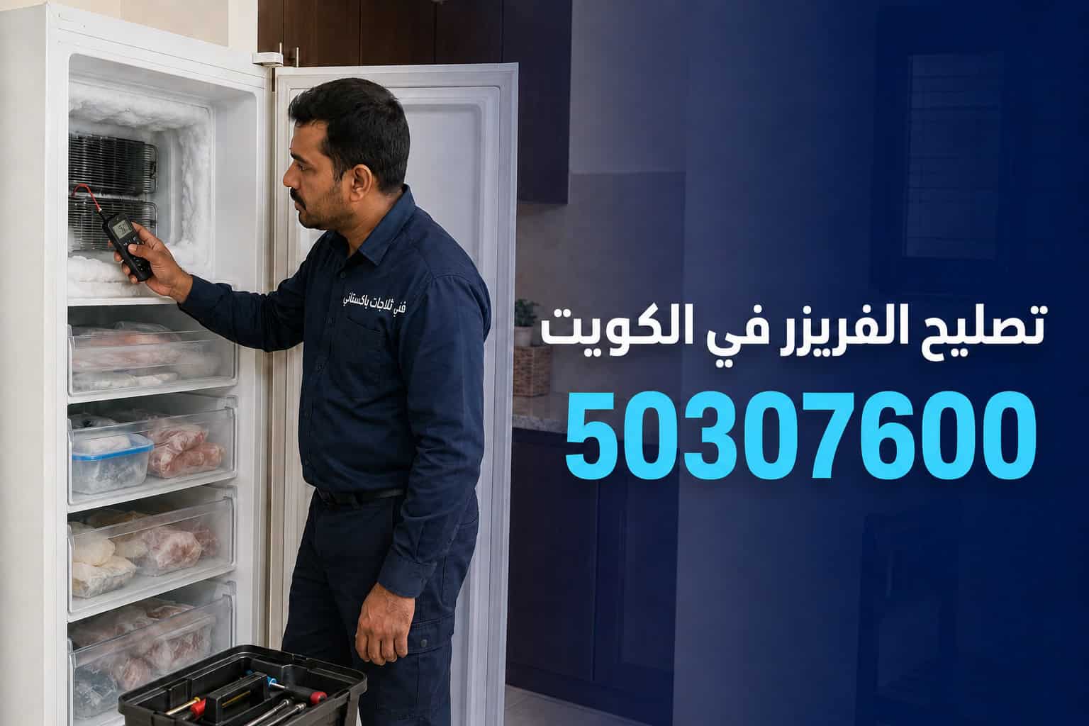 فني فريزر باكستاني بالكويت لتصليح أعطال الفريزر