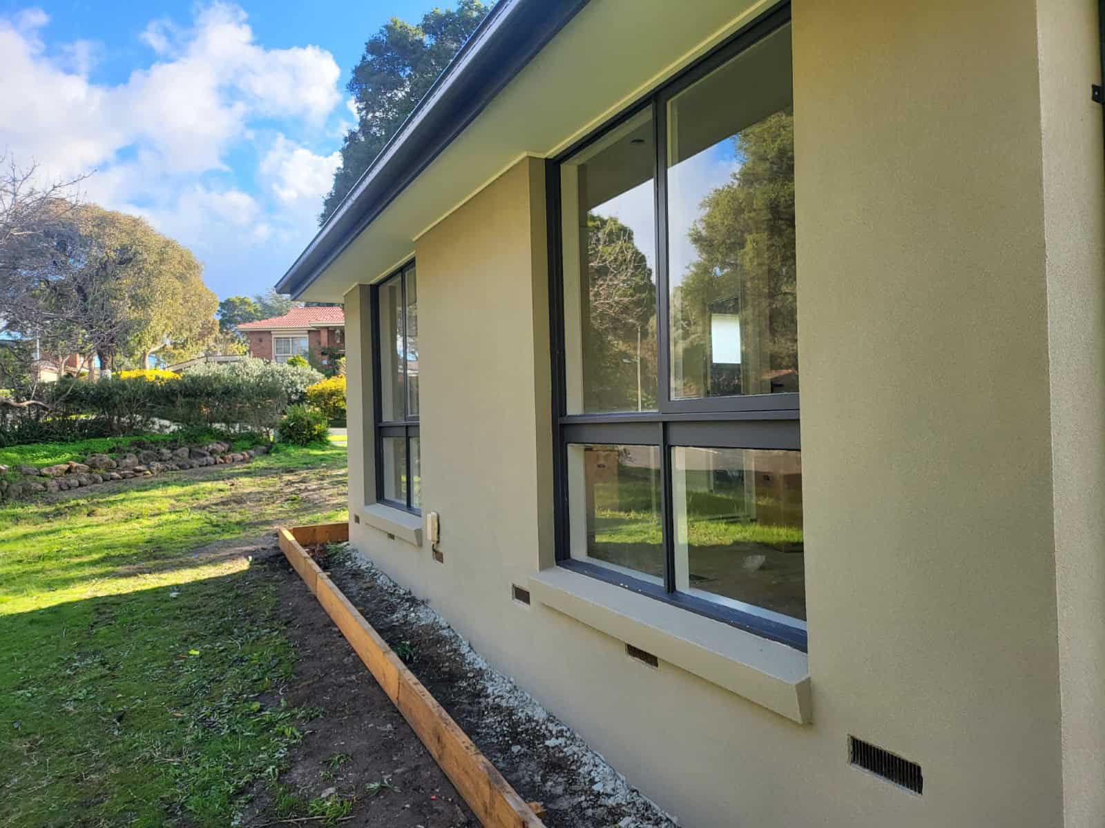 Thin Coat Foam Rendering Melbourne Home