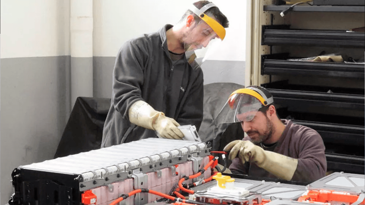 Reparación batería coche eléctrico