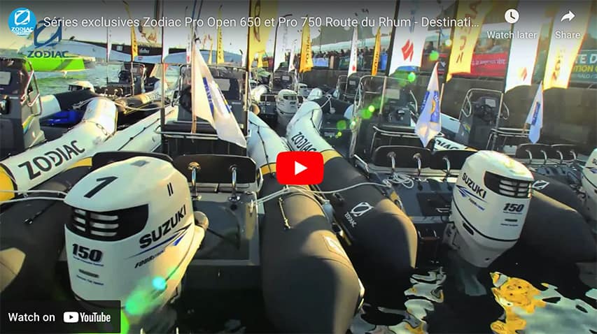 Route du Rhum Sublime Zodiac Pro Open 650 & 750 RIB Zodiac Pro Open 650 and 750 Route du Rhum @ RIBs ONLY - Home of the Rigid Inflatable Boat