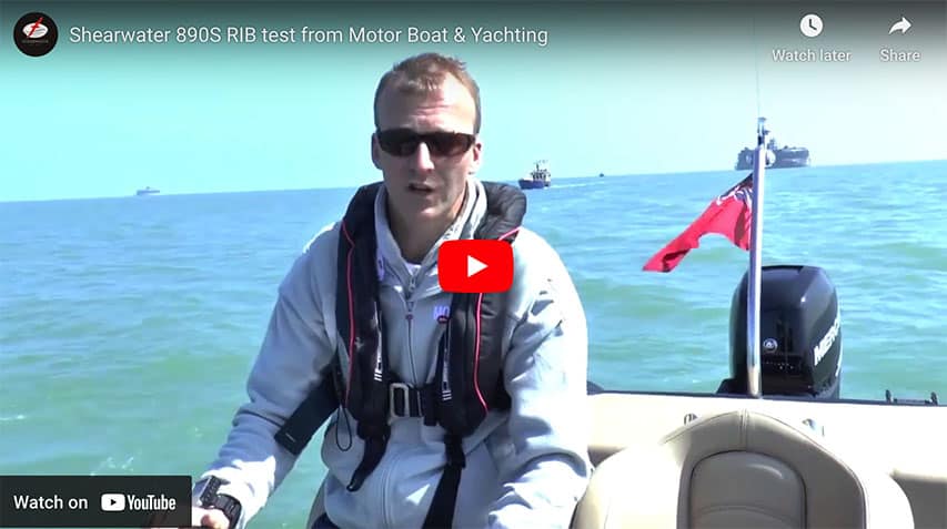 Shearwater 890S RIB Test from Motor Boat & Yachting Shearwater 890S RIB Test from Motor Boat & Yachting @ RIBs ONLY - Home of the Rigid Inflatable Boat