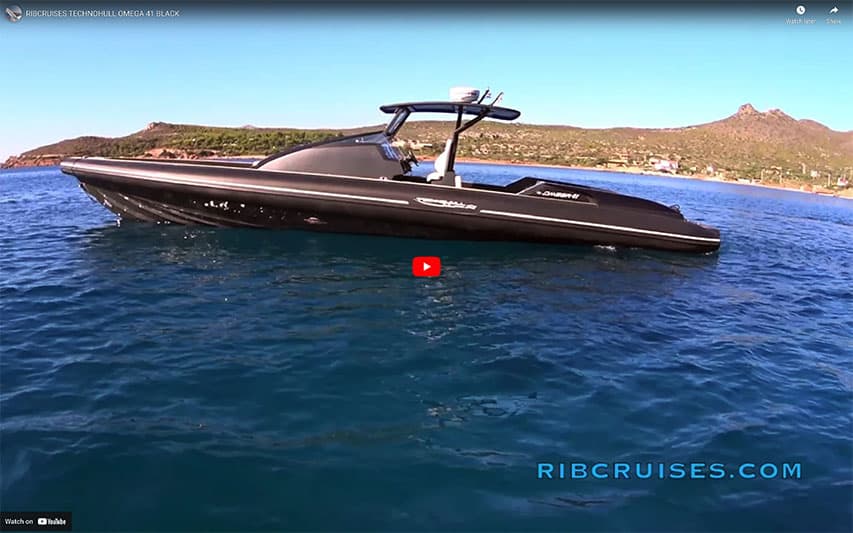 RIB Cruises Technohull Omega 41 Black RIB Cruises Technohull Omega 41 Black @ RIBs ONLY - Home of the Rigid Inflatable Boat