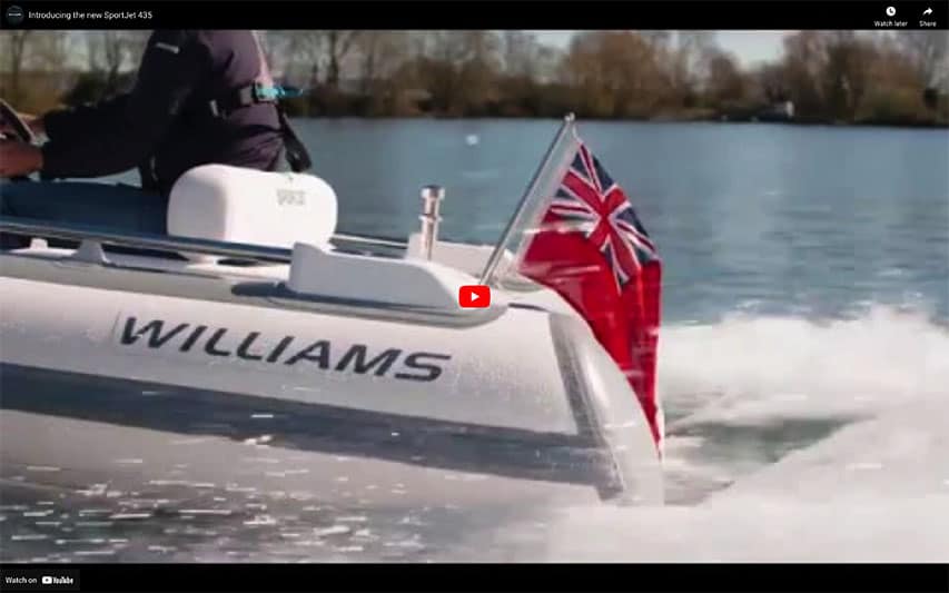 The New RIB Williams SportJet 435 - 2018 The New RIB Williams SportJet 435 - 2018 @ RIBs ONLY - Home of the Rigid Inflatable Boat