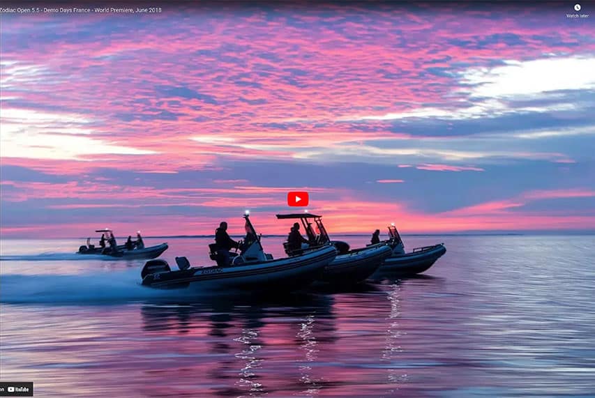 Zodiac Demo Days France - RIB Open 5.5 World Premiere Zodiac Demo Days France - RIB Open 5.5 World Premiere
