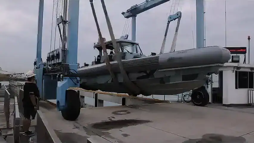 ZH-1300 Interceptor Singapore Demo - Zodiac Milpro™ Official bow @ RIBs ONLY - Home of the Rigid Inflatable Boat