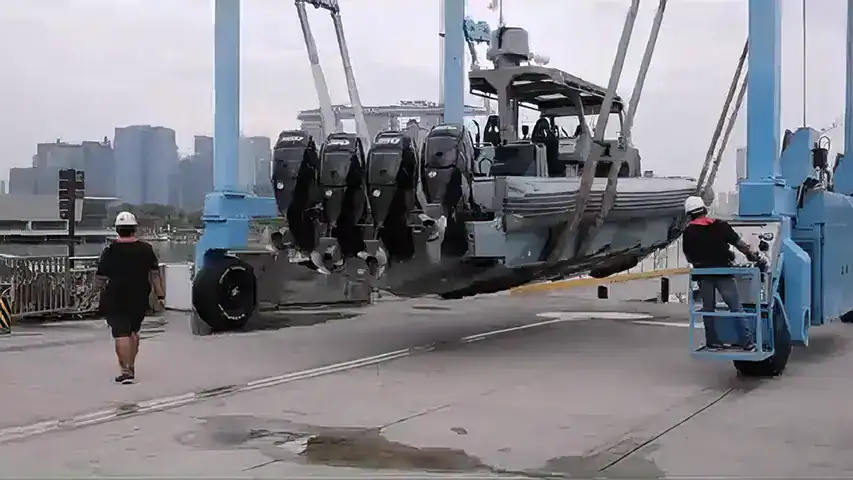ZH-1300 Interceptor Singapore Demo - Zodiac Milpro™ Official outboards @ RIBs ONLY - Home of the Rigid Inflatable Boat