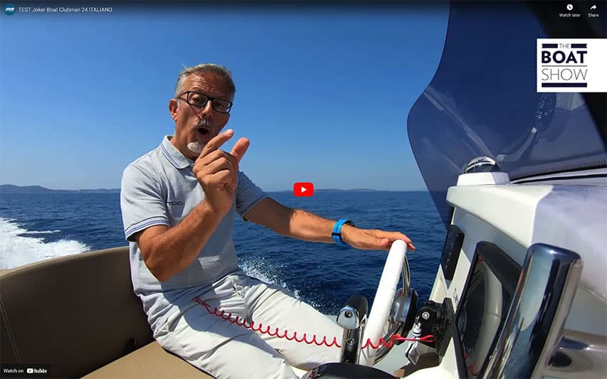 JokerBoat Clubman 24 RIB Test JokerBoat Clubman 24 RIB - Italian version