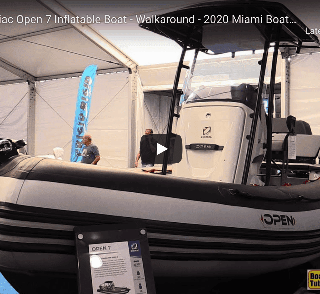 RIB 2020 Zodiac Open 7 Inflatable Boat - Walkaround - 2020 Miami Boat Show RIB 2020 Zodiac Open 7 Inflatable Boat – Walkaround – 2020 Miami Boat Show @ RIBs ONLY - Home of the Rigid Inflatable Boat