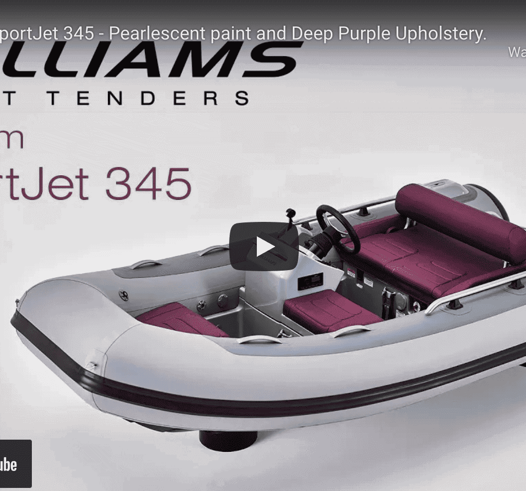 Custom SportJet 345 Williams RIB - Walkaround Custom SportJet 345 Williams RIB Walkaround @ RIBs ONLY - Home of the Rigid Inflatable Boat
