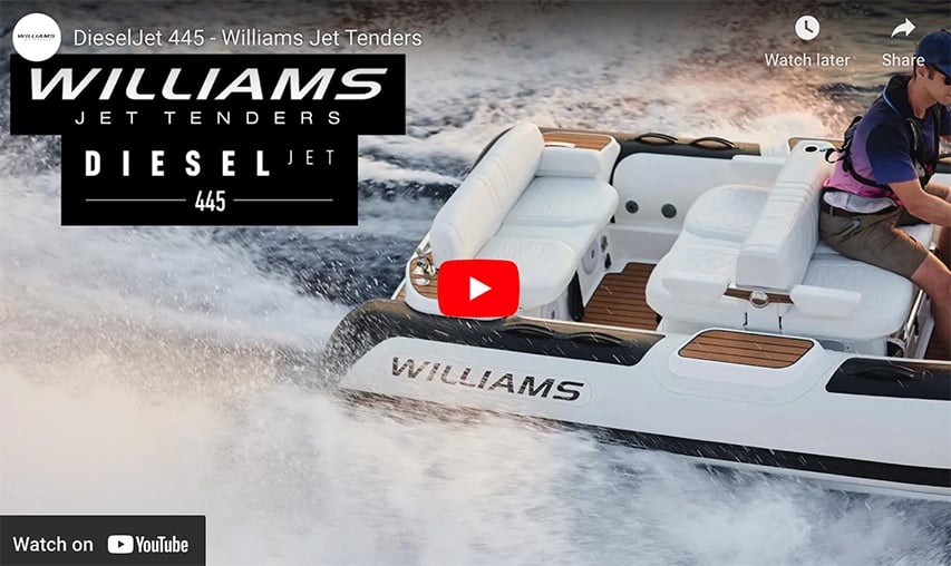 DieselJet 445 - Williams Jet Tenders DieselJet 445 - Williams @ RIBs ONLY - Home of the Rigid Inflatable Boat
