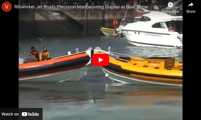 Ribworker Jet Boats Awesome Precision Manoeuvring Ribworker Jet Boats Precision Manoeuvring Display @ RIBs ONLY - Home of the Rigid Inflatable Boat