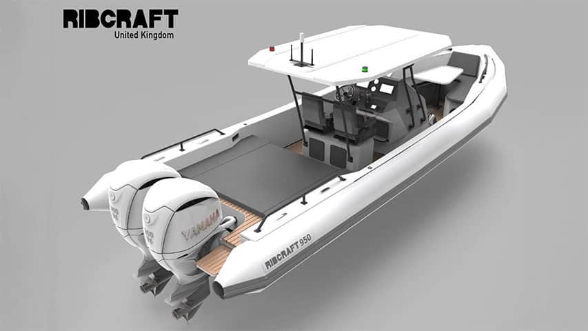 Splendid New RIBCRAFT 950 Leisure Model Splendid New Ribcraft 950 Leisure Model @ RIBs ONLY - Home of the Rigid Inflatable Boat