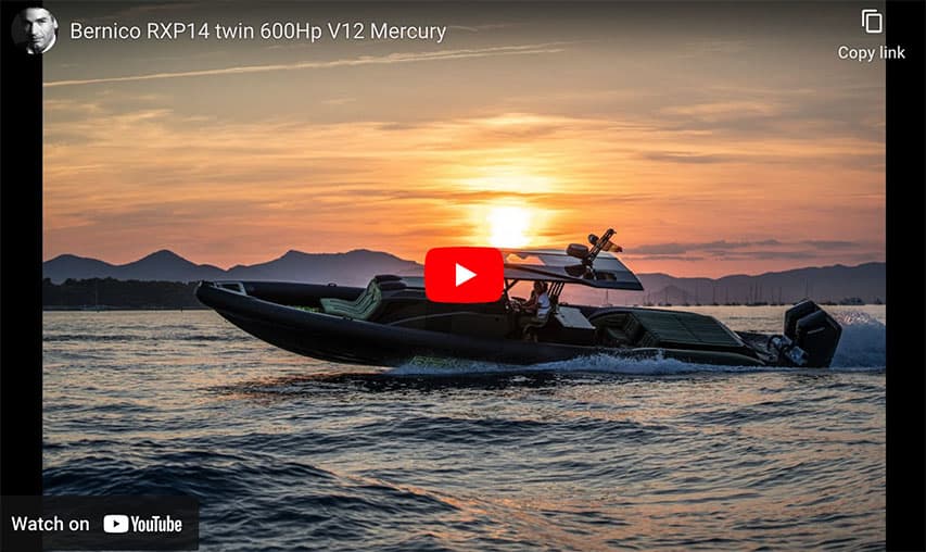 Jaw-dropping Bernico RXP14 Twin 600 hp V12 Mercury Jaw-dropping Bernico RXP14 Twin 600 hp V12 Mercury @ RIBs ONLY - Home of the Rigid Inflatable Boat