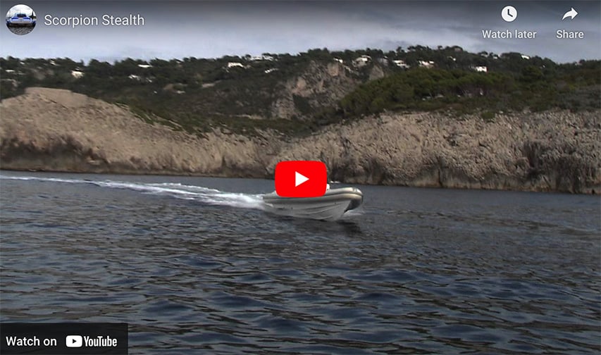 Scorpion Stealth RIB Always Great Performance Scorpion Stealth RIB @ RIBs ONLY - Home of the Rigid Inflatable Boat