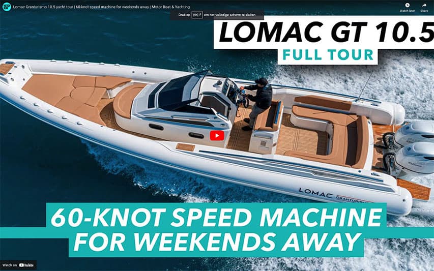 Lomac Granturismo 10.5 Tour Lomac Granturismo 10.5 Tour @ RIBs ONLY - Home of the Rigid Inflatable Boat