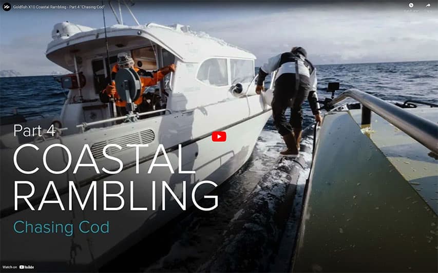 Goldfish X10 Coastal Rambling Part 4 Chasing Cod Goldfish X10 Coastal Rambling Part 4 Chasing Cod @ RIBs ONLY - Home of the Rigid Inflatable Boat