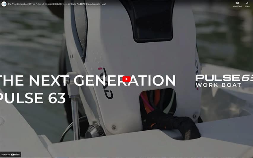 Pulse 63 Electric RIB And RAD Propulsions Wows The Pulse 63 Electric RIB And RAD Propulsions @ RIBs ONLY - Home of the Rigid Inflatable Boat