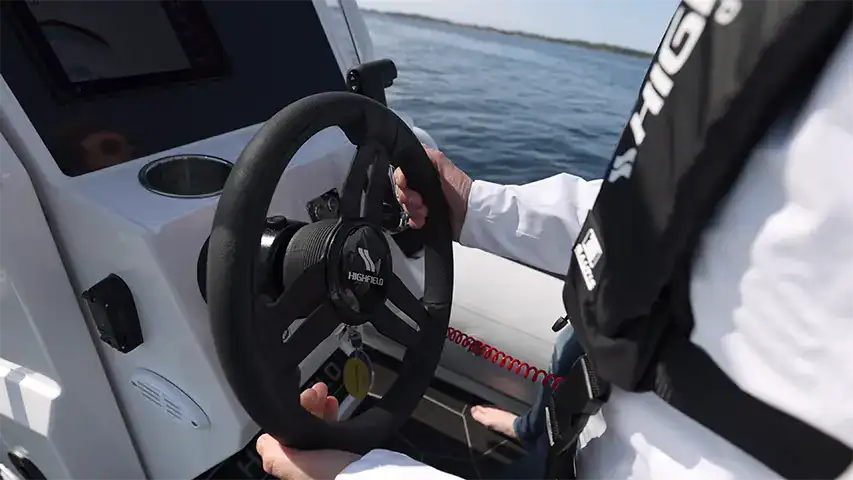 Slick Facelift Highfield Sport 560 safety first @ RIBs ONLY - Home of the Rigid Inflatable Boat