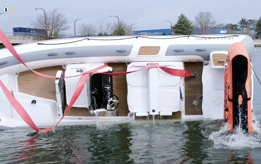 Williams SOLAS 565 RIB rightening @ RIBs ONLY - Home of the Rigid Inflatable Boat