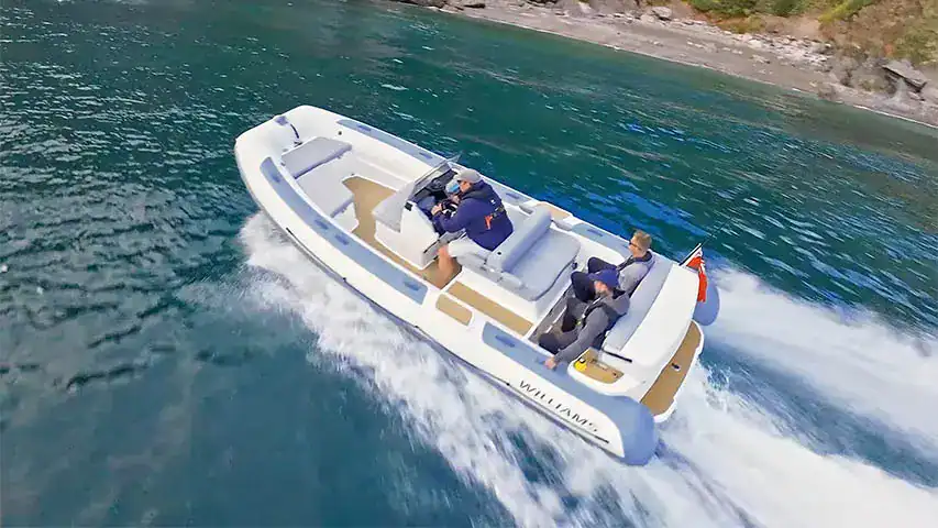 Williams SOLAS 625 Dieseljet Showreel Williams SOLAS 625 Showreel overview @ RIBs ONLY - Home of the Rigid Inflatable Boat