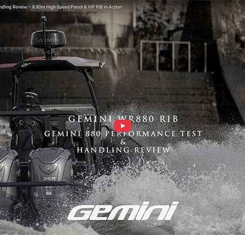 Gemini 880 High-Speed Patrol Performance Test Gemini 880 High-Speed Patrol Performance Test @ RIBs ONLY - Home of the Rigid Inflatable Boat