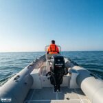 Awkward outboard position @ RIBs ONLY - Home of the Rigid Inflatable Boat