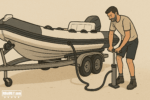 Tube pumping goes wrong and cheap nose wheel setting @ RIBs ONLY - Home of the Rigid Inflatable Boat