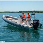 Fawlty A-frame on starboard@ RIBs ONLY - Home of the Rigid Inflatable Boat