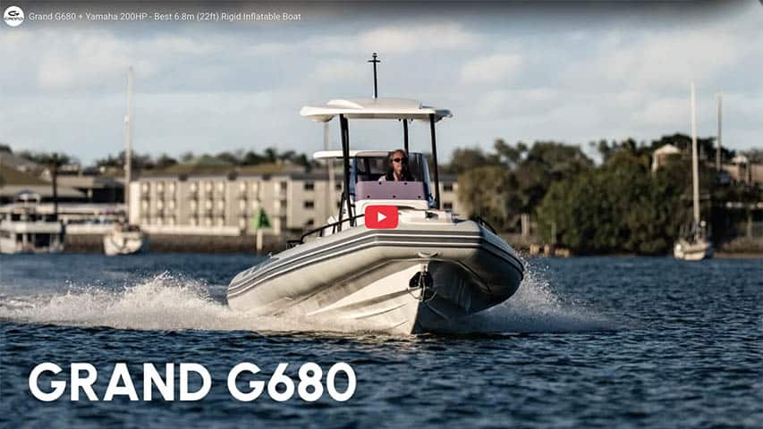 Grand G680 RIB Yamaha 200 hp Powered Grand G680 RIB Yamaha 200 hp Powered @ RIBs ONLY - Home of the Rigid Inflatable Boat