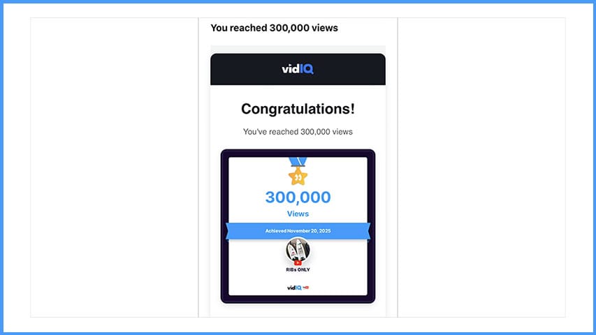 300.000 views on YouTube channel @ RIBs ONLY - Home of the Rigid Inflatable Boat