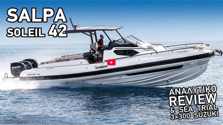 Salpa Soleil 42 Upgraded with Triple 300 Suzukis Salpa Soleil 42 Upgraded with Triple 300 Suzukis @ RIBs ONLY - Home of the Rigid Inflatable Boat