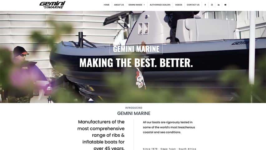Gemini Marine's New Website Rocks! Gemini Marine's New Website Rocks @ RIBs ONLY - Home of the Rigid Inflatable Boat
