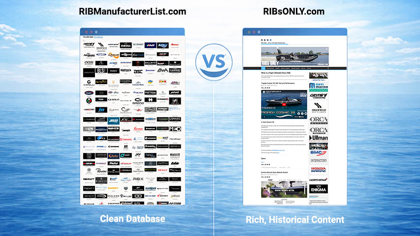 RIBManufacturerList vs Brands on RIBs ONLY RIBManufacturerList vs Brands on RIBs ONLY @ RIBs ONLY - Home of the Rigid Inflatable Boat