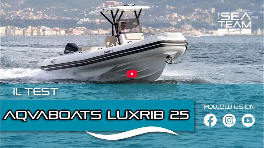 Aqvaboats Luxrib 25 Mercury 250 hp Test Aqvaboats Luxrib 25 Mercury 250 CV Test @ RIBs ONLY - Home of the Rigid Inflatable Boat