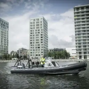 A Unique Gemini Hybrid Patrol RIB for City Harbour Antwerp @ RIBs ONLY - Home of the Rigid Inflatable Boat