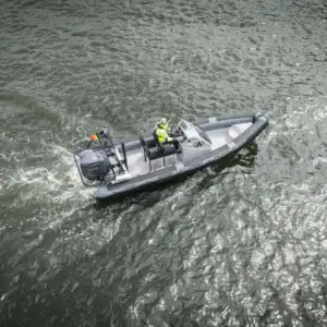 A Unique Gemini Hybrid Patrol RIB for City Harbour Antwerp @ RIBs ONLY - Home of the Rigid Inflatable Boat