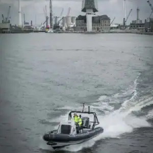A Unique Gemini Hybrid Patrol RIB for City Harbour Antwerp @ RIBs ONLY - Home of the Rigid Inflatable Boat