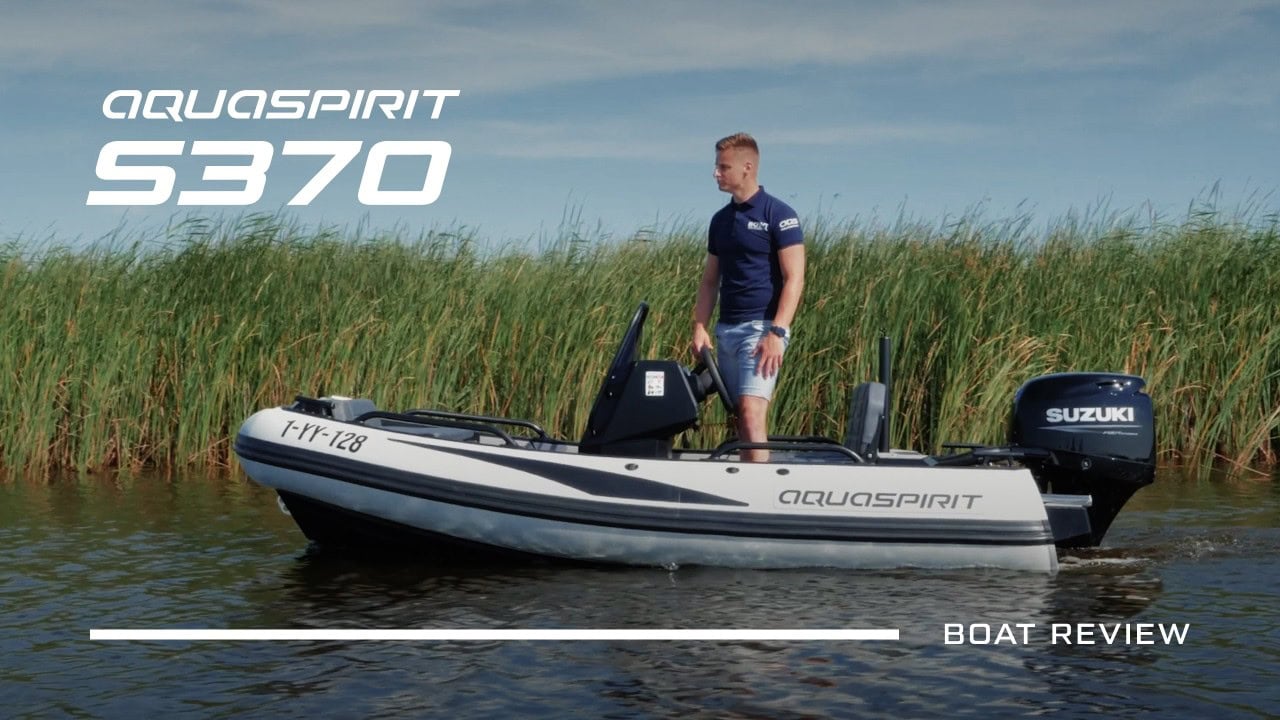 Aquaspirit 370: A Compact RIB That Feels Much Bigger Video Thumbnail: This compact RIB has more room than you'd think. Boat review - Aquaspirit 370.