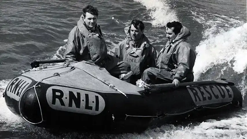 Early trials of the D class inflatable inshore lifeboat at Aberystwyth Lifeboat Station by David Jenkins @ RIBs ONLY - Home of the Rigid Inflatable Boat