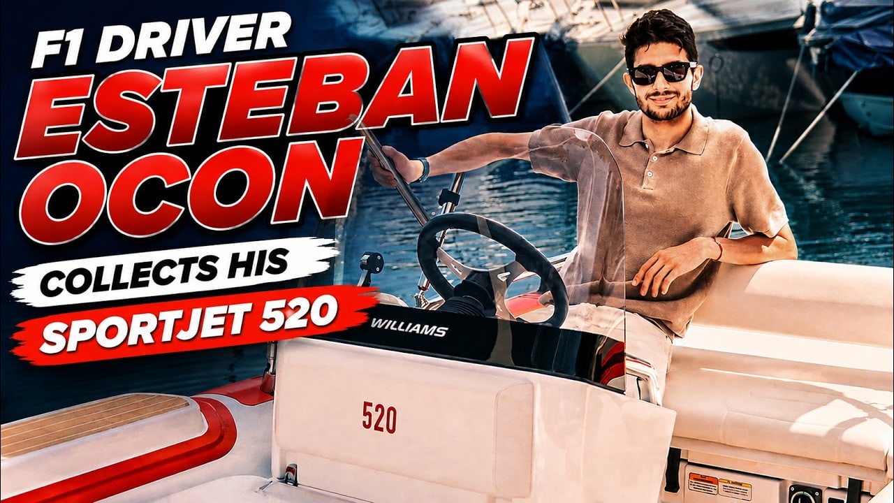 Esteban Ocon's Williams Sportjet 520 Video Thumbnail: F1 Driver Esteban Ocon collects his SportJet 520