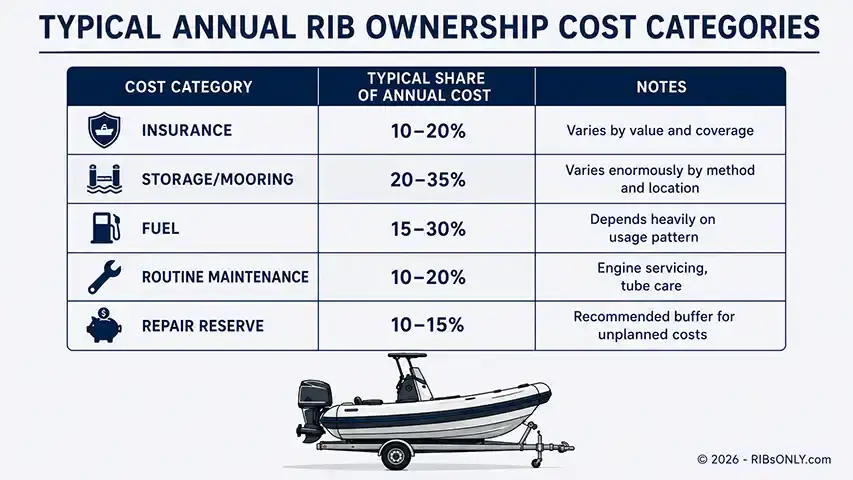 Your typical annual RIB cost of ownership depends on several parameters @ RIBs ONLY - Home of the Rigid Inflatable Boat