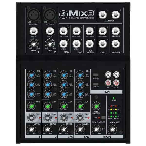 Mackie Mix8 Mackie Mix8 audio console