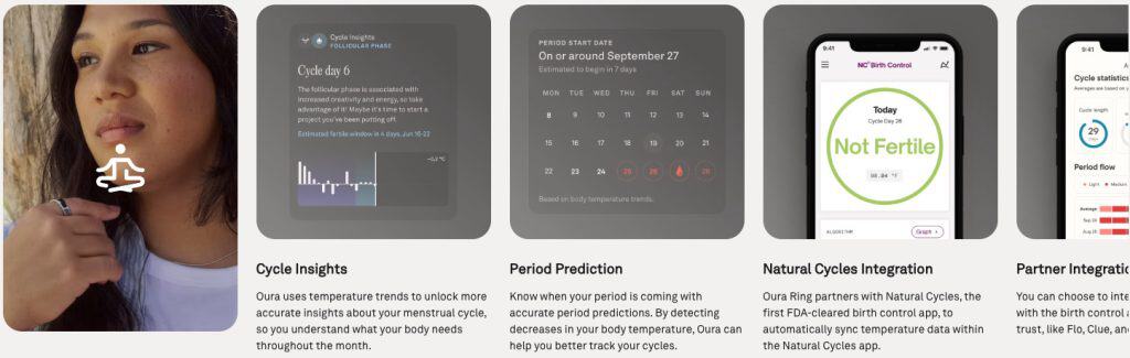 An Oura Ring review taken from the Oura website