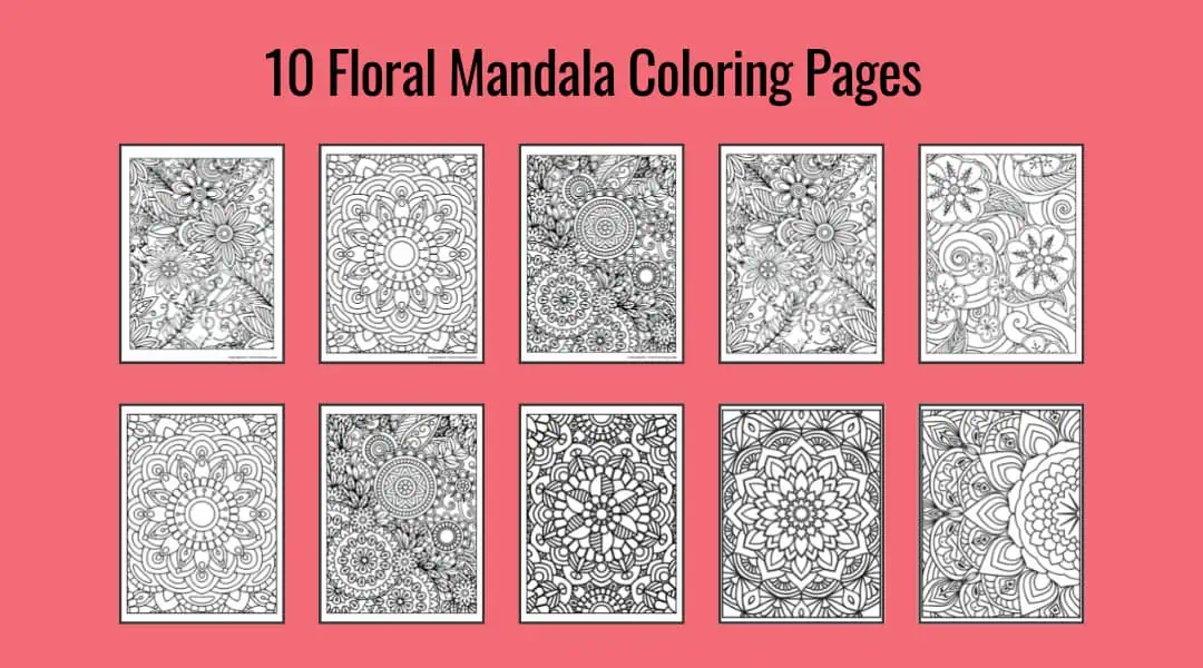 Find Your Zen: Free Printable Mandala Coloring Pages 8 free printable mandala coloring pages